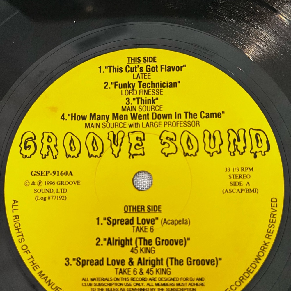 Groove Sound Vinyl Record